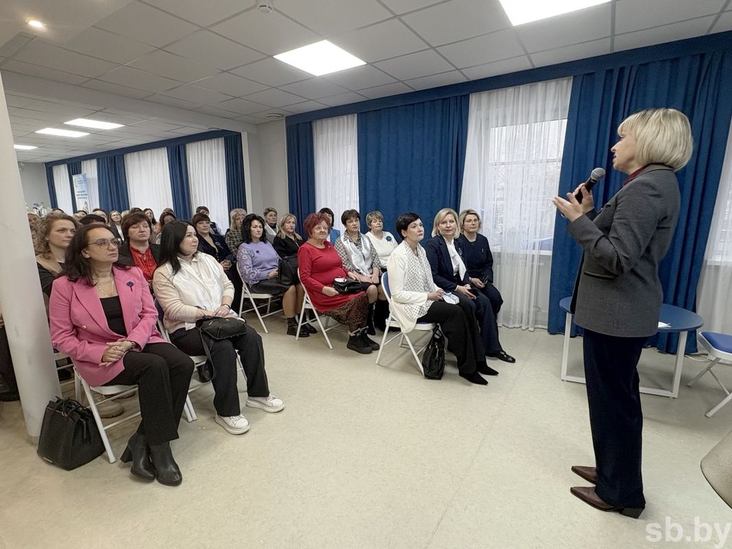 Делегат Всебелорусского народного собрания Ольга Шпилевская встретилась с активом Витебской областной организации БСЖ