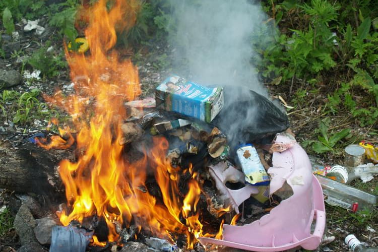 Сжигание отходов запрещено!