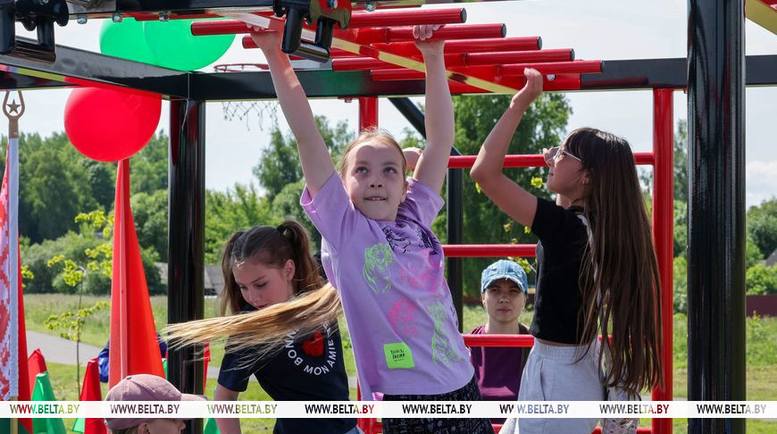 More neighborhood sports spaces, playgrounds created in Belarus during Year of Improvement