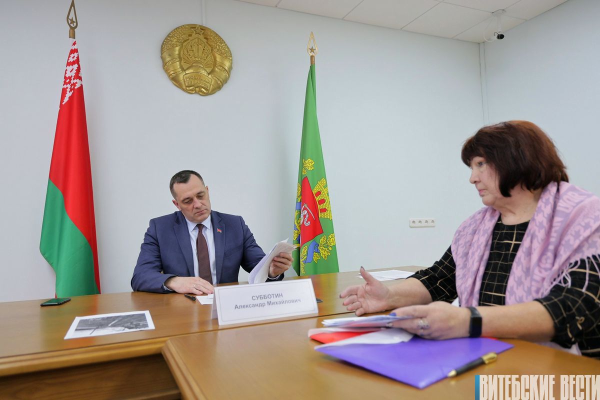 Помочь каждому. Александр Субботин провел личный прием граждан в Витебске