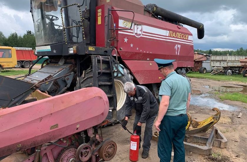 С заботой о безопасности уборочной страды