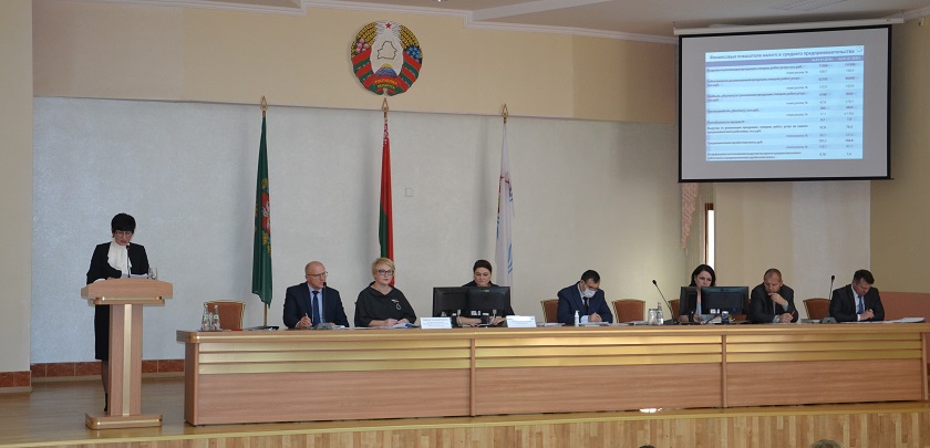 У чарговым  пасяджэнні Бешанковіцкага райвыканкама прыняла ўдзел намеснік Міністра эканомікі А.А.Нікіціна