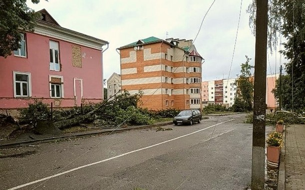 Витебское областное УМЧС: от грозового фронта больше всего пострадал Россонский район