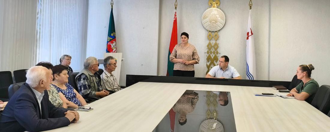 В Бешенковичском райсовете ветеранов новый председатель