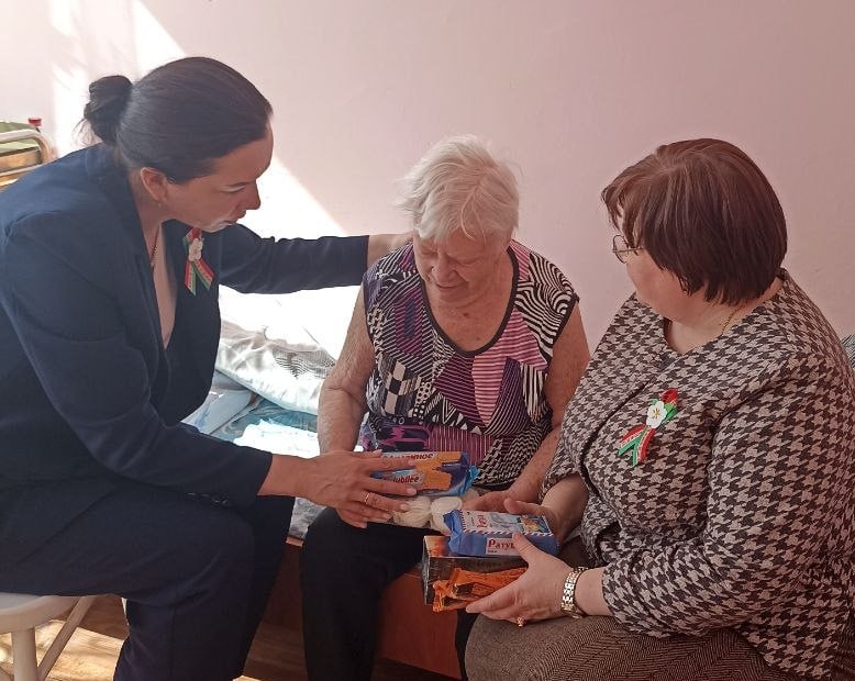 В Бочейковской больнице состоялась встреча с узницей фашистских концлагерей