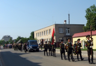 Перезахоронили останки неизвестного воина