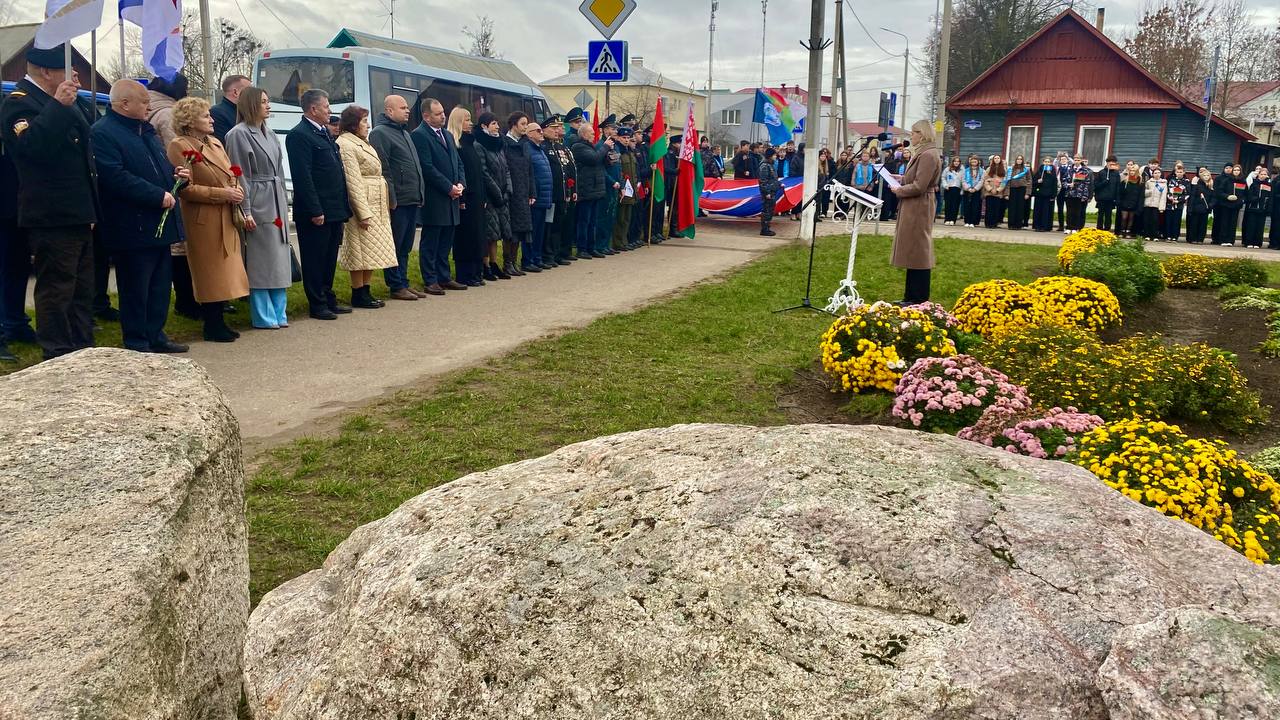 В Бешенковичах прошли торжественные мероприятия в рамках проекта «Камни Памяти»