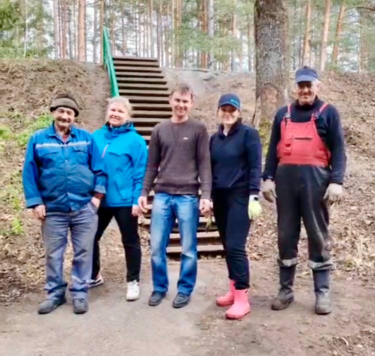 В Бешенковичах прошла акция по наведению порядка у криницы