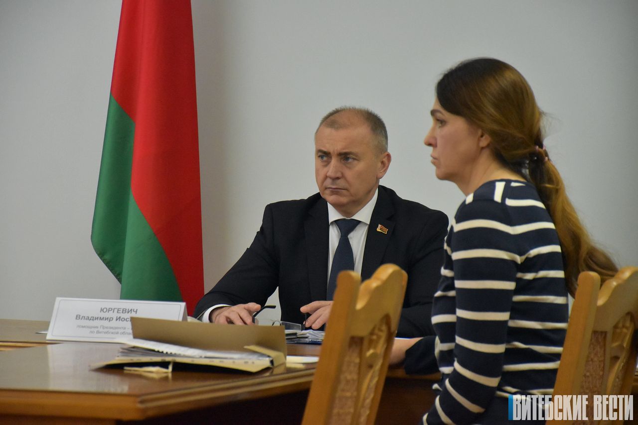 Владимир Юргевич провел прием граждан в Витебске
