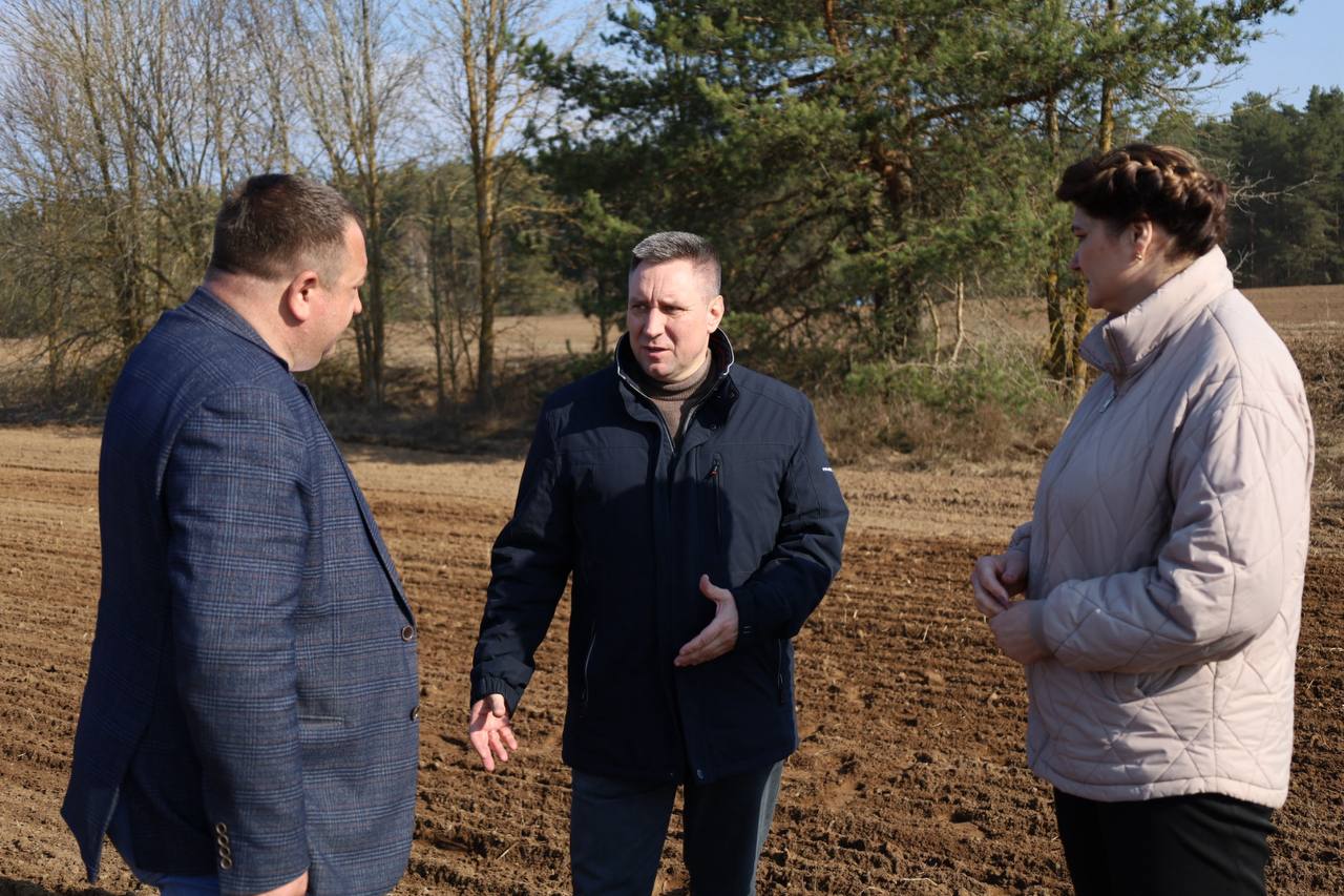 Бешенковичский район посетил Министр сельского хозяйства и продовольствия Юрий Горлов
