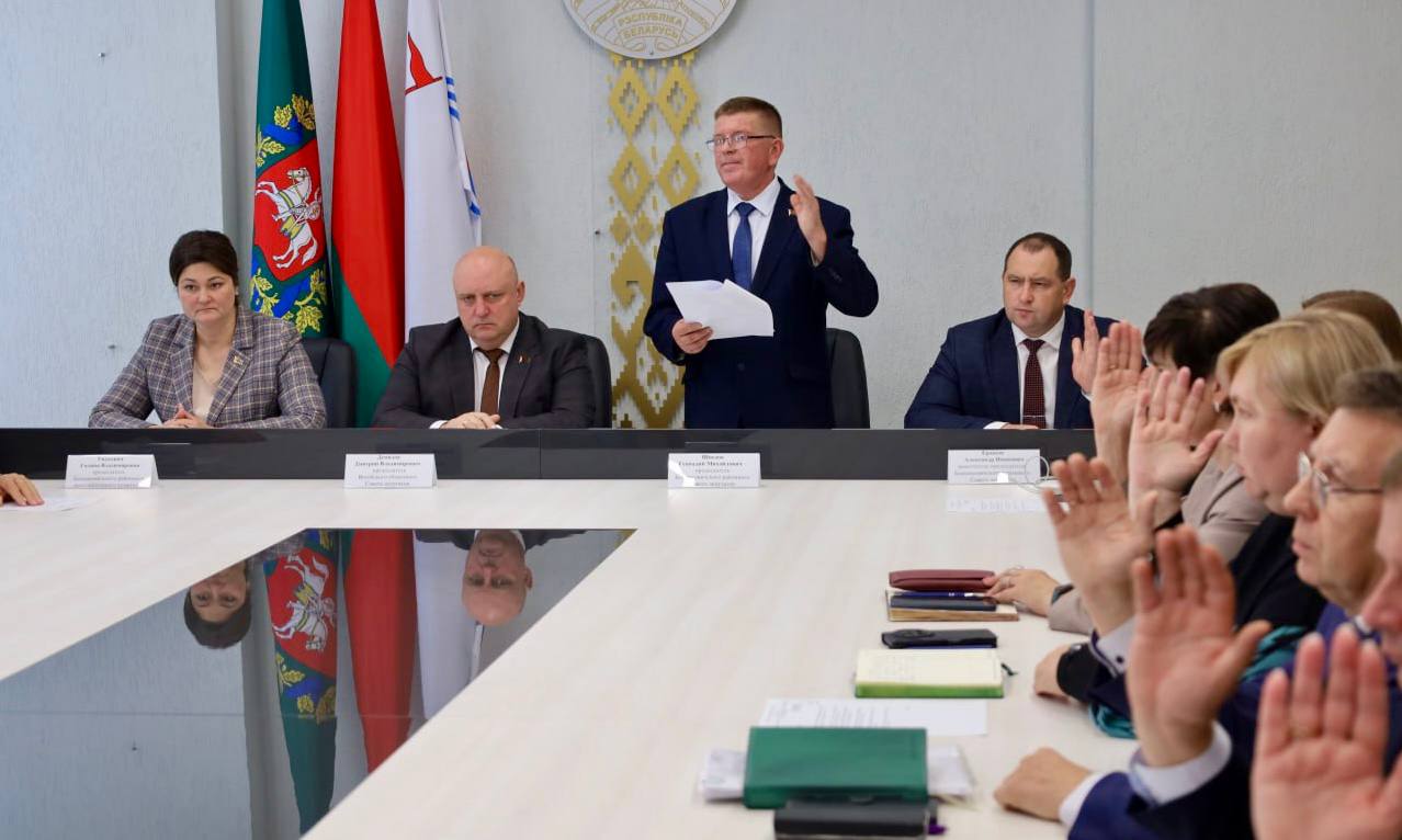 Сегодня в Бешенковичах прошла 24 внеочередная сессия районного Совета депутатов 29-го созыва