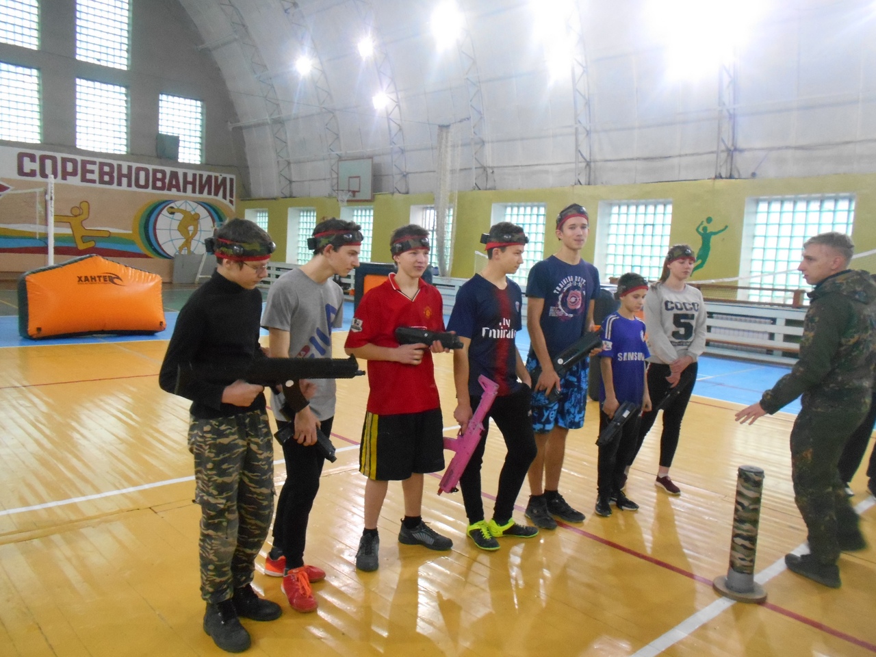 Прайшоў Бешанковіцкі раённы патрыятычны чэмпіянат сярод каманд устаноў адукацыі па  лазертагу "Бастыён мужнасці"