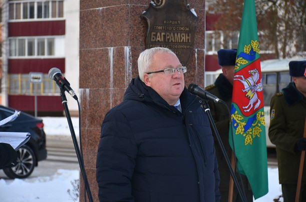В Городке почтили память Маршала Советского Союза Ивана Баграмяна