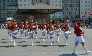 АНСАМБЛЬ БАРАБАНЩИЦ «РИТМ» ОТМЕЧЕН ДИПЛОМОМ НА «СЛАВЯНСКОМ БАЗАРЕ В ВИТЕБСКЕ»