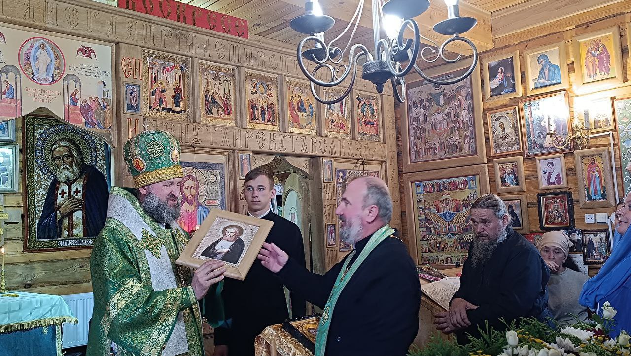 Престольный праздник отметил храм Святого Преподобного Серафима Саровского Чудотворца в Свече