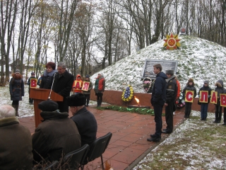 СОСТОЯЛСЯ ТОРЖЕСТВЕННЫЙ МИТИНГ, ПОСВЯЩЁННЫЙ 50-ЛЕТИЮ СО ДНЯ ОТКРЫТИЯ КУРГАНА ВЕЧНОЙ СЛАВЫ